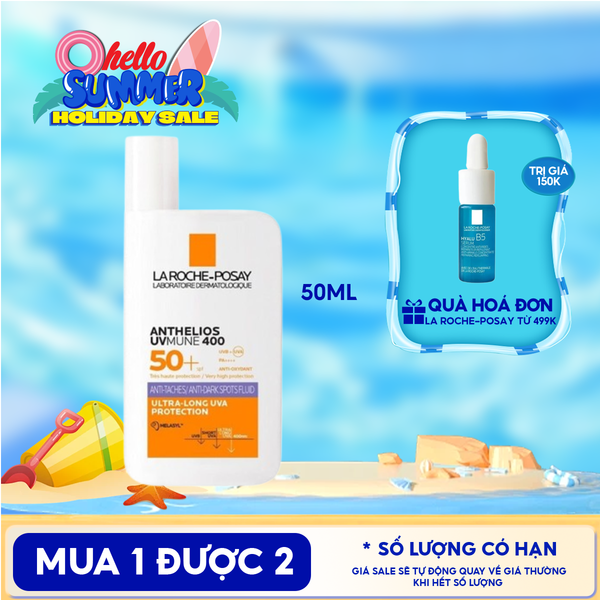  Sữa Chống Nắng La Roche-Posay Dưỡng Sáng Da Innovation Anthelios UVmune 400 Anti-Dark Spots Fluid 50ml 