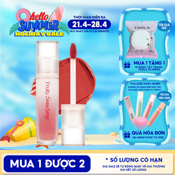  Son Kem Lì Merzy Mịn Mượt Fruity Smudging Velvet Tint 3.5g 