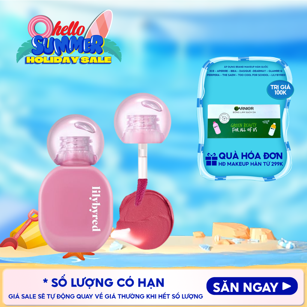 Son Nhung Bóng Lì Lilybyred Balming Dewy Tint 6g