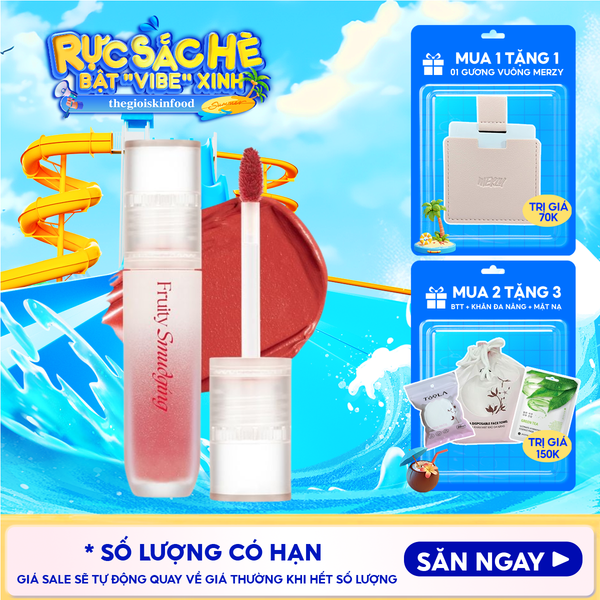  Son Kem Lì Merzy Mịn Mượt Fruity Smudging Velvet Tint 3.5g 