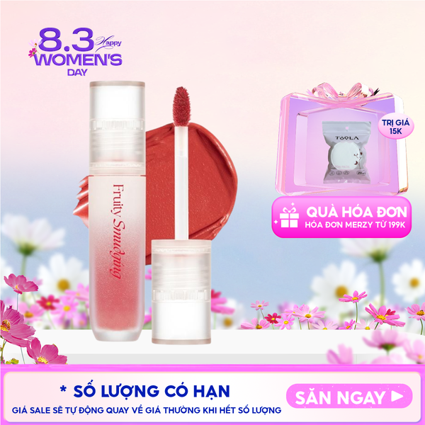  Son Kem Lì Merzy Mịn Mượt Fruity Smudging Velvet Tint 3.5g 