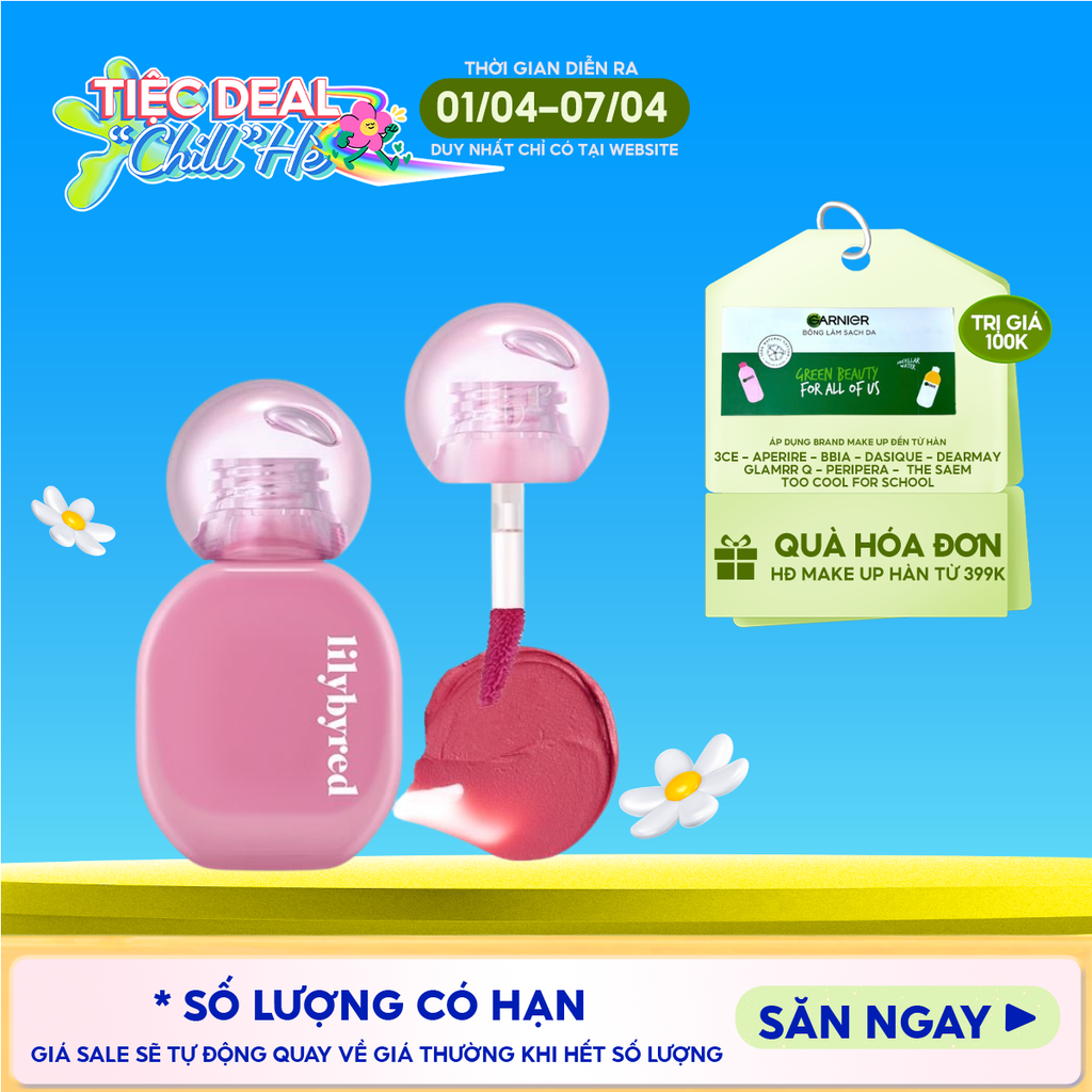 Son Nhung Bóng Lì Lilybyred Balming Dewy Tint 6g