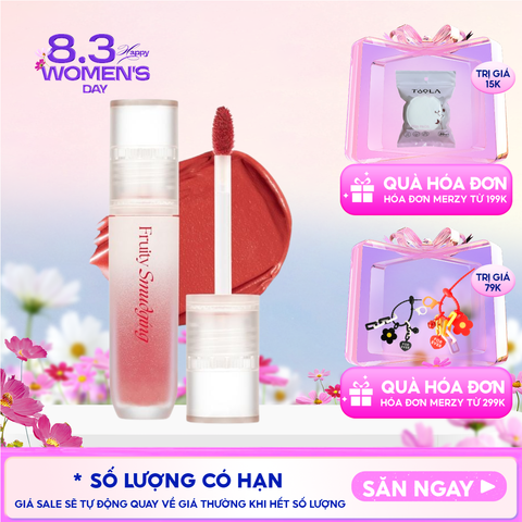 Son Kem Lì Merzy Mịn Mượt Fruity Smudging Velvet Tint 3.5g