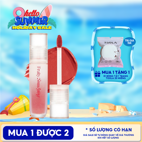  Son Kem Lì Merzy Mịn Mượt Fruity Smudging Velvet Tint 3.5g 