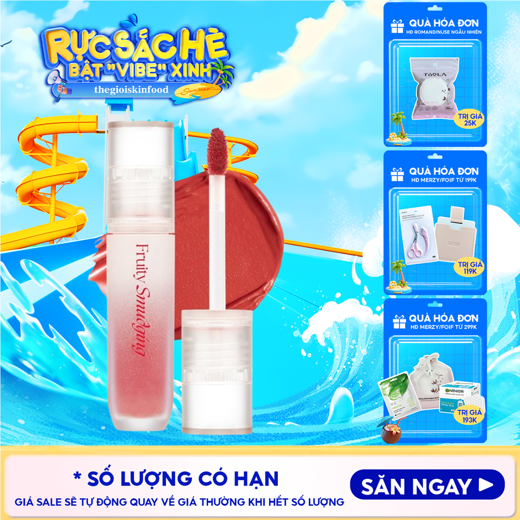 Son Kem Lì Merzy Mịn Mượt Fruity Smudging Velvet Tint 3.5g