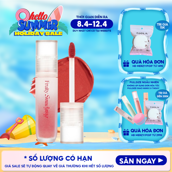  Son Kem Lì Merzy Mịn Mượt Fruity Smudging Velvet Tint 3.5g 