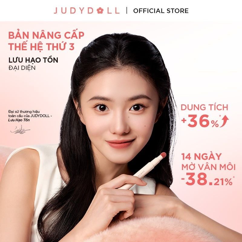 Son Kem Lì Judydoll Đầu Bông Dặm Matte Lip Cream 2.6ml