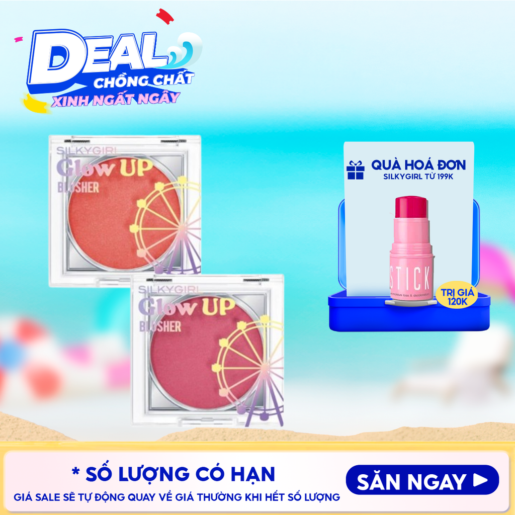 Má Hồng Dạng Kem Silkygirl Mềm Mịn Glow Up Blusher 4g