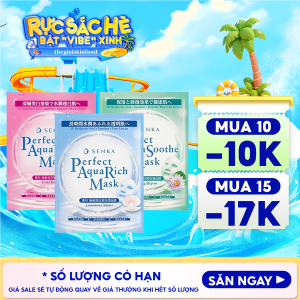  Mặt Nạ Giấy Senka Chăm Sóc Da Perfect Aqua Mask 