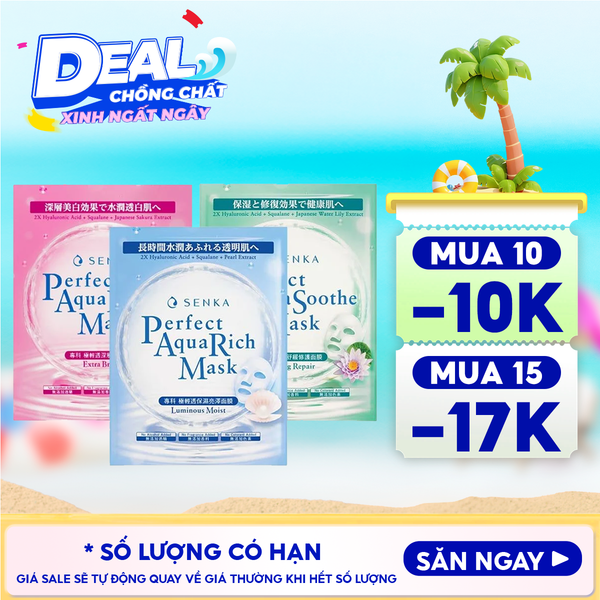  Mặt Nạ Giấy Senka Chăm Sóc Da Perfect Aqua Mask 