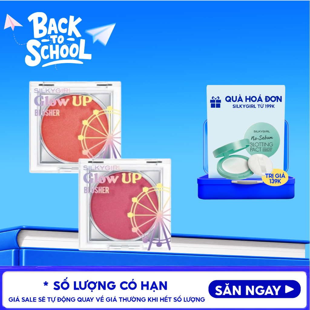 Má Hồng Dạng Kem Silkygirl Mềm Mịn Glow Up Blusher 4g