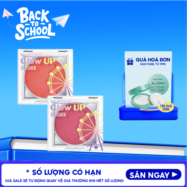  Má Hồng Dạng Kem Silkygirl Mềm Mịn Glow Up Blusher 4g 