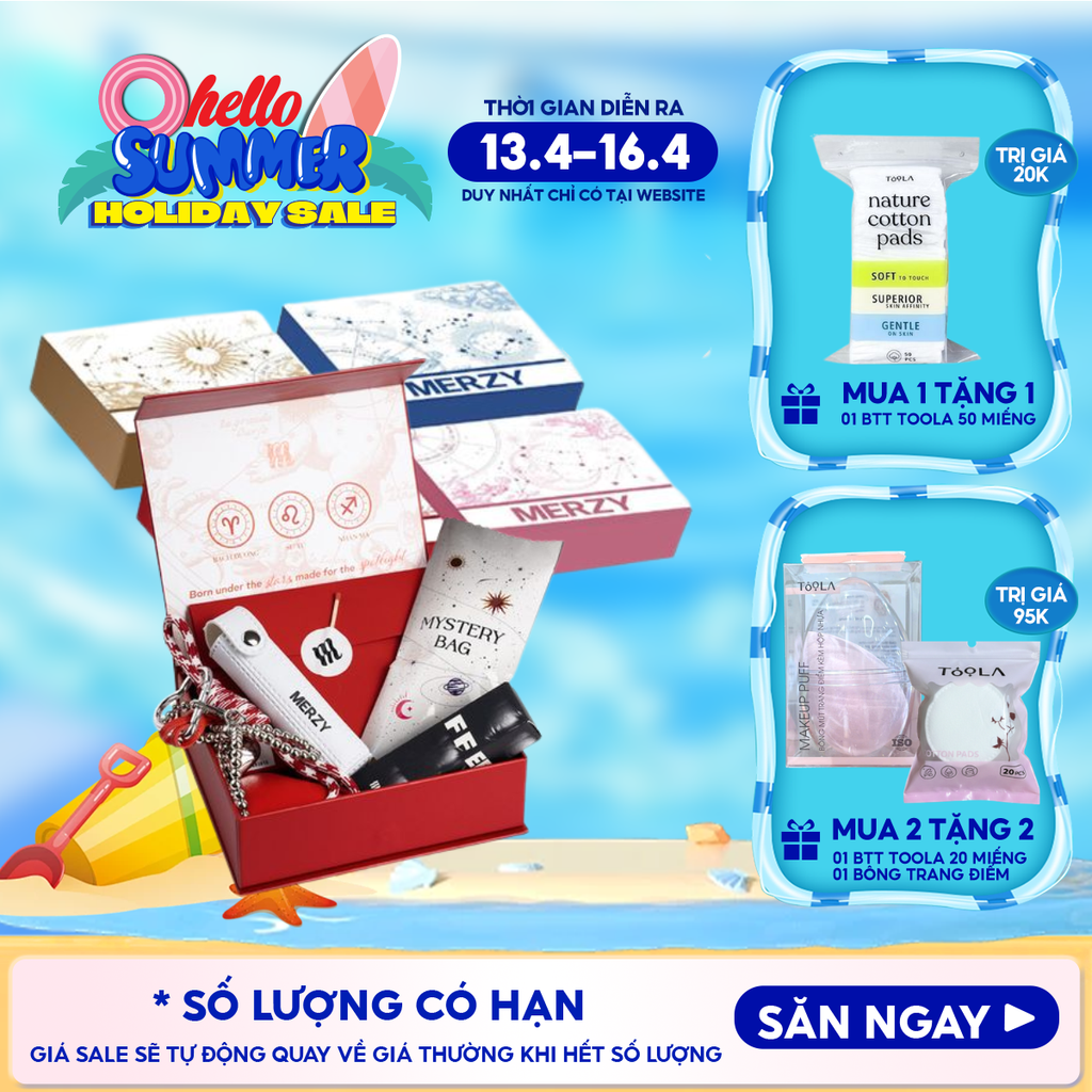 Túi Quà Thần Tài Và Hộp Quà Điều Ước Merzy Holiday’25 Bundle