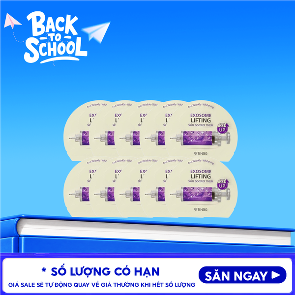  Combo 10 Miếng Mặt Nạ BNBG Cấp Ẩm, Hỗ Trợ Dưỡng Trắng, Phục Hồi Da Skin Booster Mask 30ml 