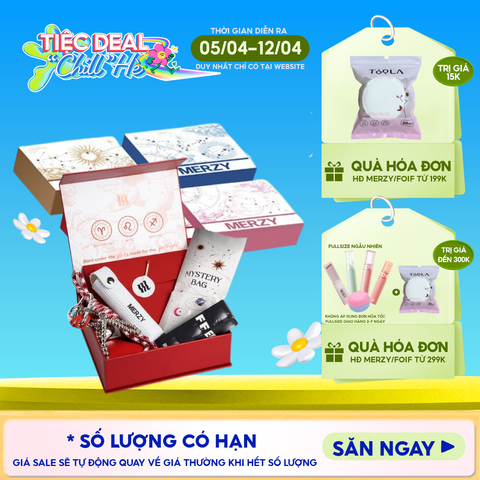 Túi Quà Thần Tài Và Hộp Quà Điều Ước Merzy Holiday’25 Bundle