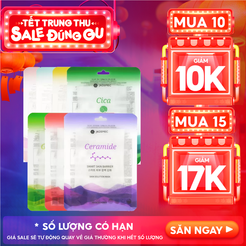 Mặt Nạ Jkosmec Cải Thiện Các Vấn Đề Làn Da Skin Solution Mask 25ml