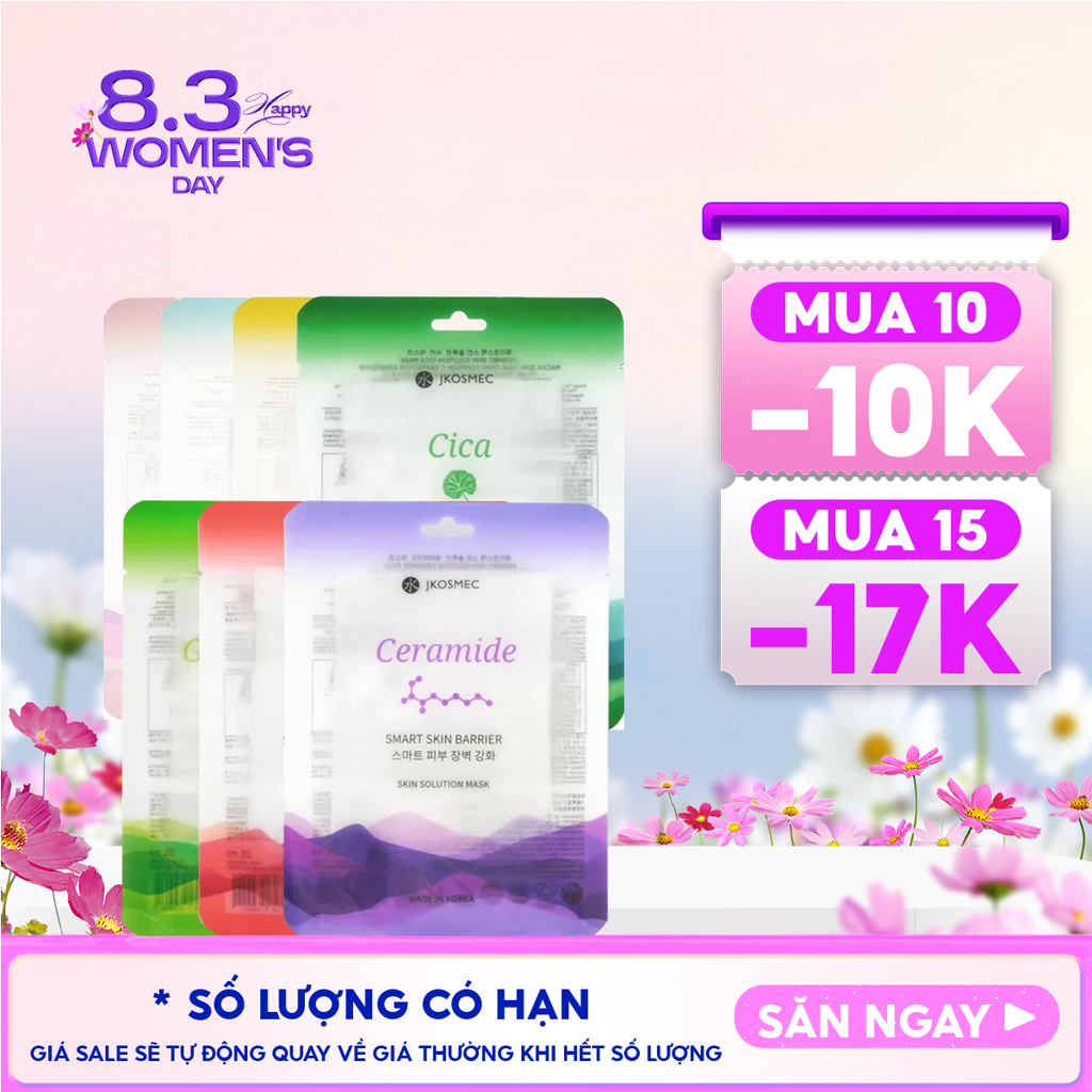 Mặt Nạ Jkosmec Cải Thiện Các Vấn Đề Làn Da Skin Solution Mask 25ml