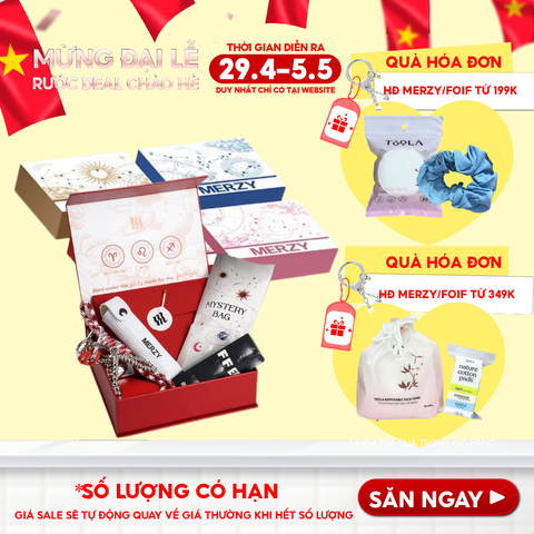 Túi Quà Thần Tài Và Hộp Quà Điều Ước Merzy Holiday’25 Bundle