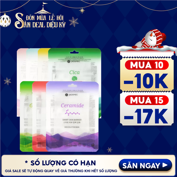  Mặt Nạ Jkosmec Cải Thiện Các Vấn Đề Làn Da Skin Solution Mask 25ml 