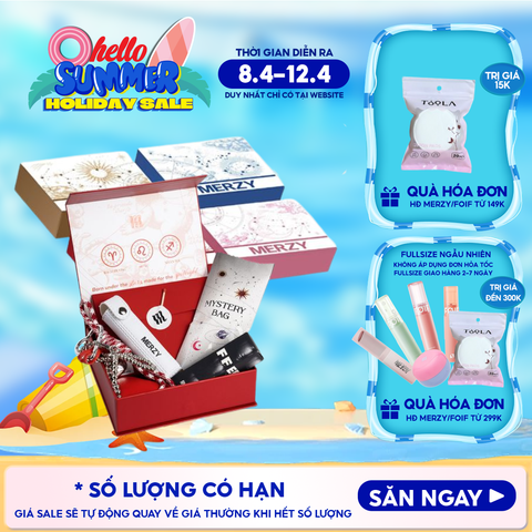 Túi Quà Thần Tài Và Hộp Quà Điều Ước Merzy Holiday’25 Bundle
