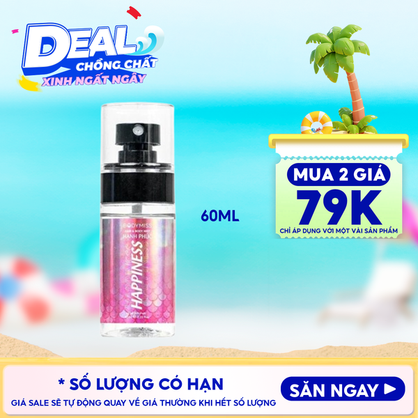  Xịt Thơm Toàn Thân Hương Cho Nam & Nữ Bodymiss 