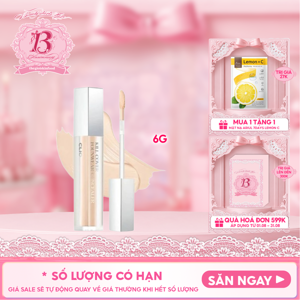  Kem Che Khuyết Điểm Clio Kill Cover Founwear Concealer 6g 