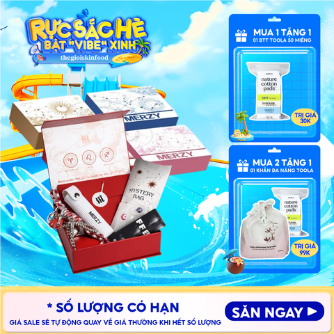 Túi Quà Thần Tài Và Hộp Quà Điều Ước Merzy Holiday’25 Bundle