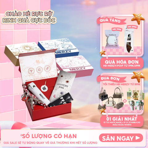 Túi Quà Thần Tài Và Hộp Quà Điều Ước Merzy Holiday’25 Bundle