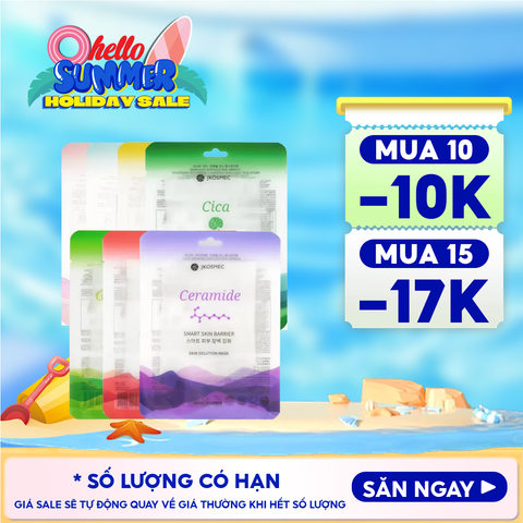 Mặt Nạ Jkosmec Cải Thiện Các Vấn Đề Làn Da Skin Solution Mask 25ml