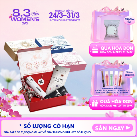 Túi Quà Thần Tài Và Hộp Quà Điều Ước Merzy Holiday’25 Bundle