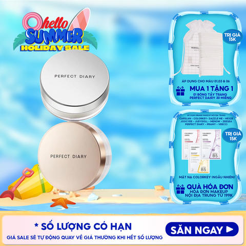 Phấn Phủ Perfect Diary Kiềm Dầu Weightless Soft-Velvet Blurring Loose Powder 7g