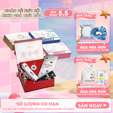 Túi Quà Thần Tài Và Hộp Quà Điều Ước Merzy Holiday’25 Bundle