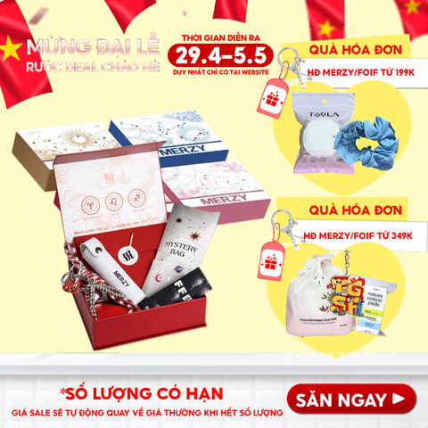 Túi Quà Thần Tài Và Hộp Quà Điều Ước Merzy Holiday’25 Bundle