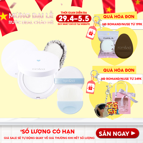  Phấn Phủ Dạng Nén Che Phủ Hoàn Hảo Cho Làn Da Mịn Mượt Romand Better Than Finish 12g 