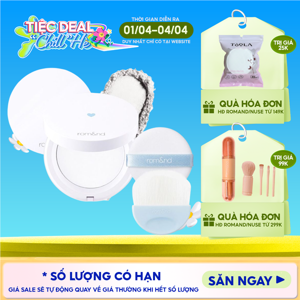  Phấn Phủ Dạng Nén Che Phủ Hoàn Hảo Cho Làn Da Mịn Mượt Romand Better Than Finish 12g 