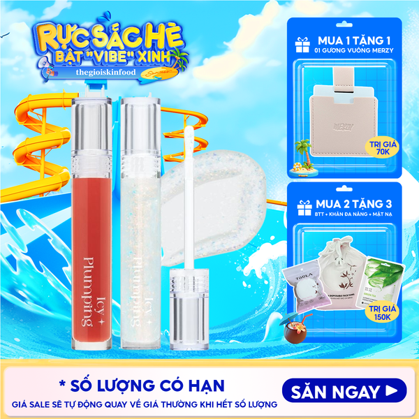  Son Bóng Cho Môi Căng Mọng Merzy Icy Plumping Lip Gloss 4.5g 