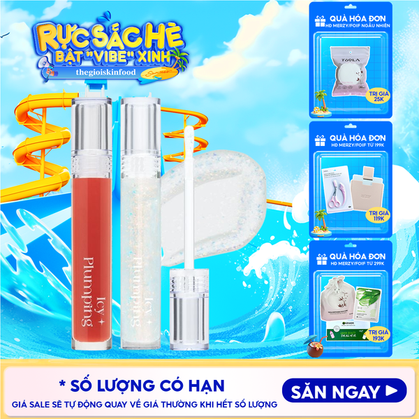  Son Bóng Cho Môi Căng Mọng Merzy Icy Plumping Lip Gloss 4.5g 