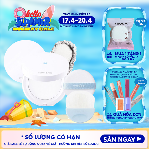  Phấn Phủ Dạng Nén Che Phủ Hoàn Hảo Cho Làn Da Mịn Mượt Romand Better Than Finish 12g 