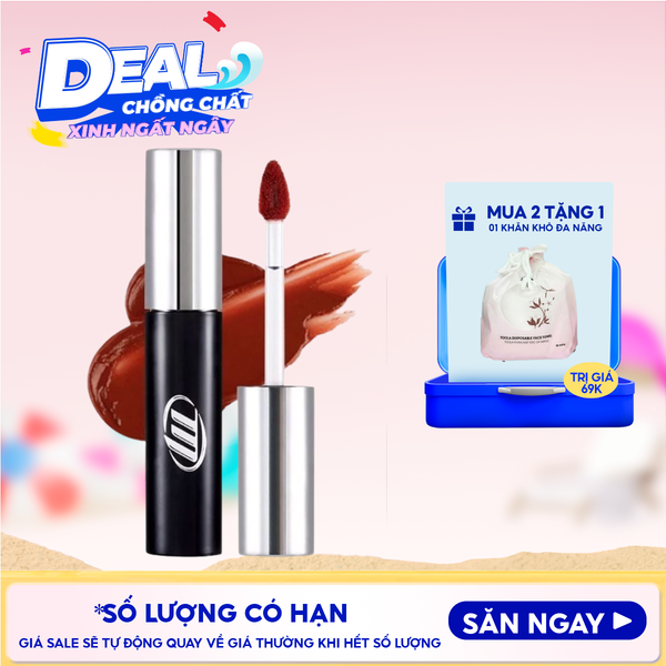  [NEW BY AI] Son Kem Lì Merzy Mịn Mượt Nhẹ Môi, Bền Màu Cyber Mellow Tint 