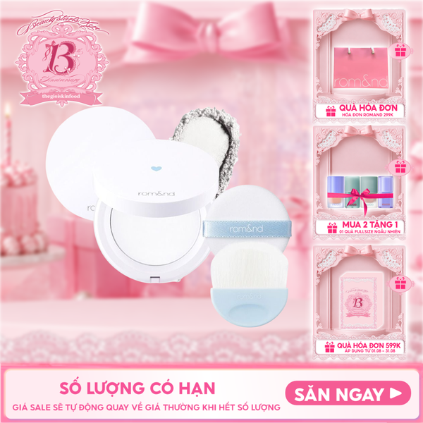  Phấn Phủ Dạng Nén Che Phủ Hoàn Hảo Cho Làn Da Mịn Mượt Romand Better Than Finish 12g 