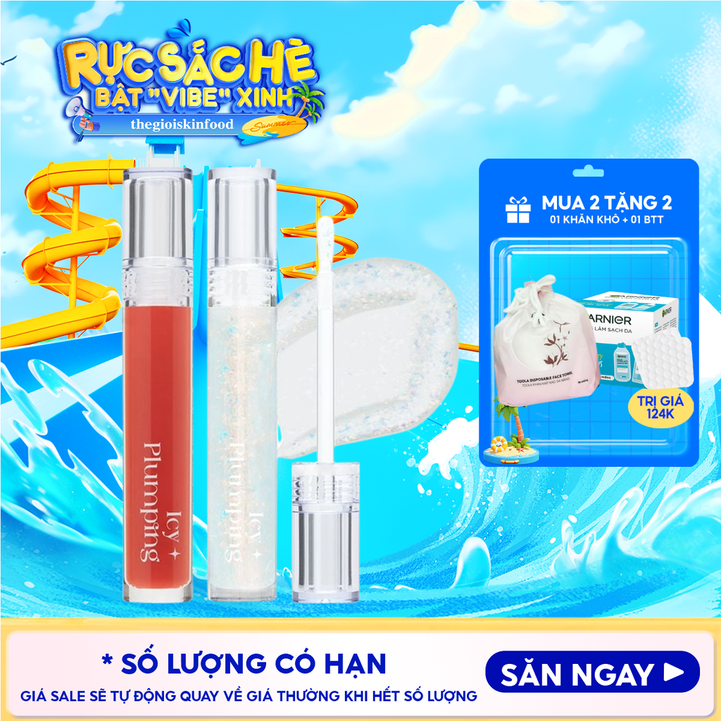 Son Bóng Cho Môi Căng Mọng Merzy Icy Plumping Lip Gloss 4.5g