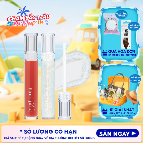  Son Bóng Cho Môi Căng Mọng Merzy Icy Plumping Lip Gloss 4.5g 