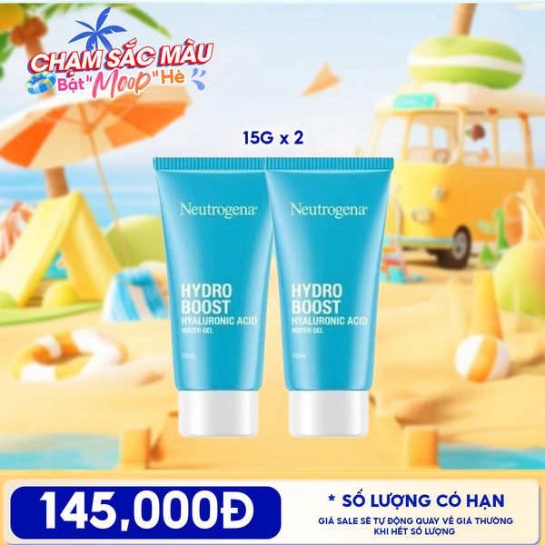  Combo Travel: 2 Sản Phẩm Kem Dưỡng Ẩm Neutrogena Hydro Boost Water Gel 15g 