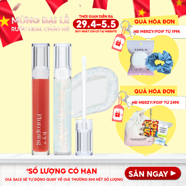  Son Bóng Cho Môi Căng Mọng Merzy Icy Plumping Lip Gloss 4.5g 