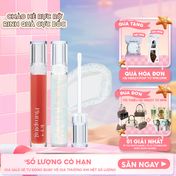 Son Bóng Cho Môi Căng Mọng Merzy Icy Plumping Lip Gloss 4.5g 