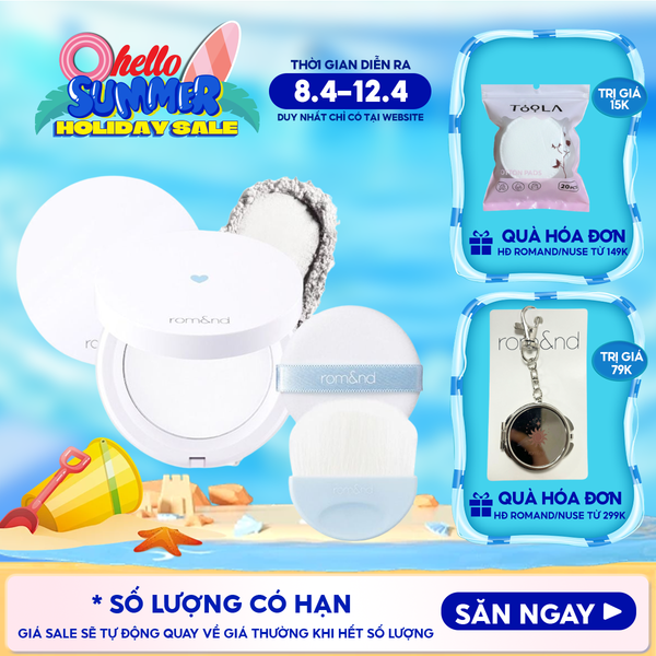  Phấn Phủ Dạng Nén Che Phủ Hoàn Hảo Cho Làn Da Mịn Mượt Romand Better Than Finish 12g 