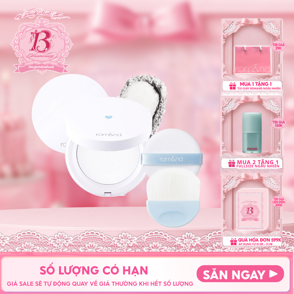 Phấn Phủ Dạng Nén Che Phủ Hoàn Hảo Cho Làn Da Mịn Mượt Romand Better Than Finish 12g 