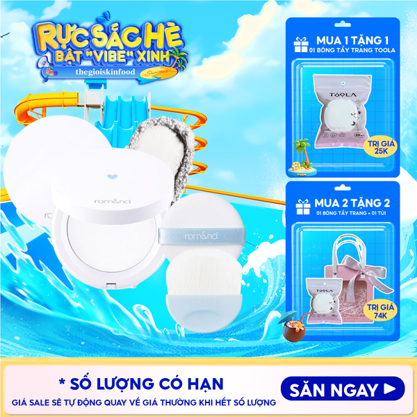  Phấn Phủ Dạng Nén Che Phủ Hoàn Hảo Cho Làn Da Mịn Mượt Romand Better Than Finish 12g 