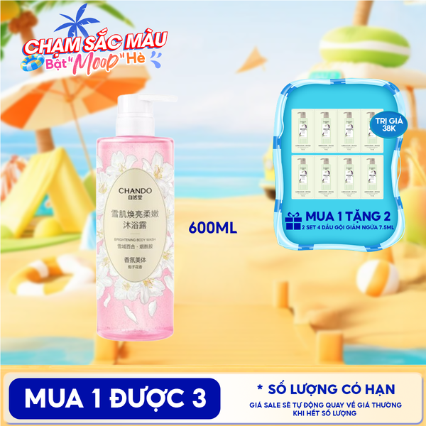  Sữa Tắm CHANDO Himalaya Dưỡng Trắng Da Brightening Body Wash 
