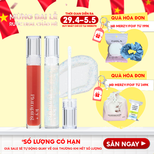  Son Bóng Cho Môi Căng Mọng Merzy Icy Plumping Lip Gloss 4.5g 